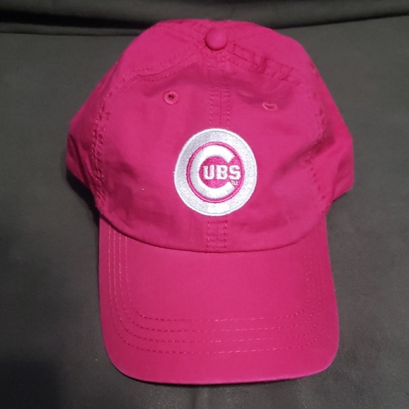 pink chicago cubs hat